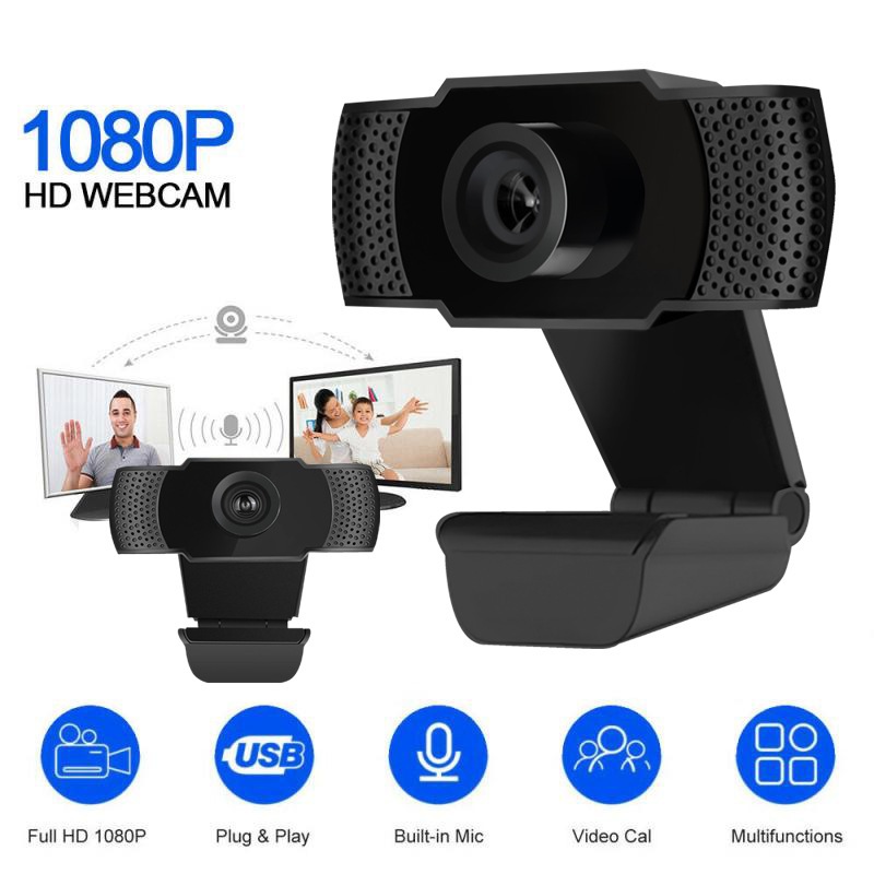 2K HD Autofocus Webcam USB Web Cam Rotatable Video Call Camera For PC ...