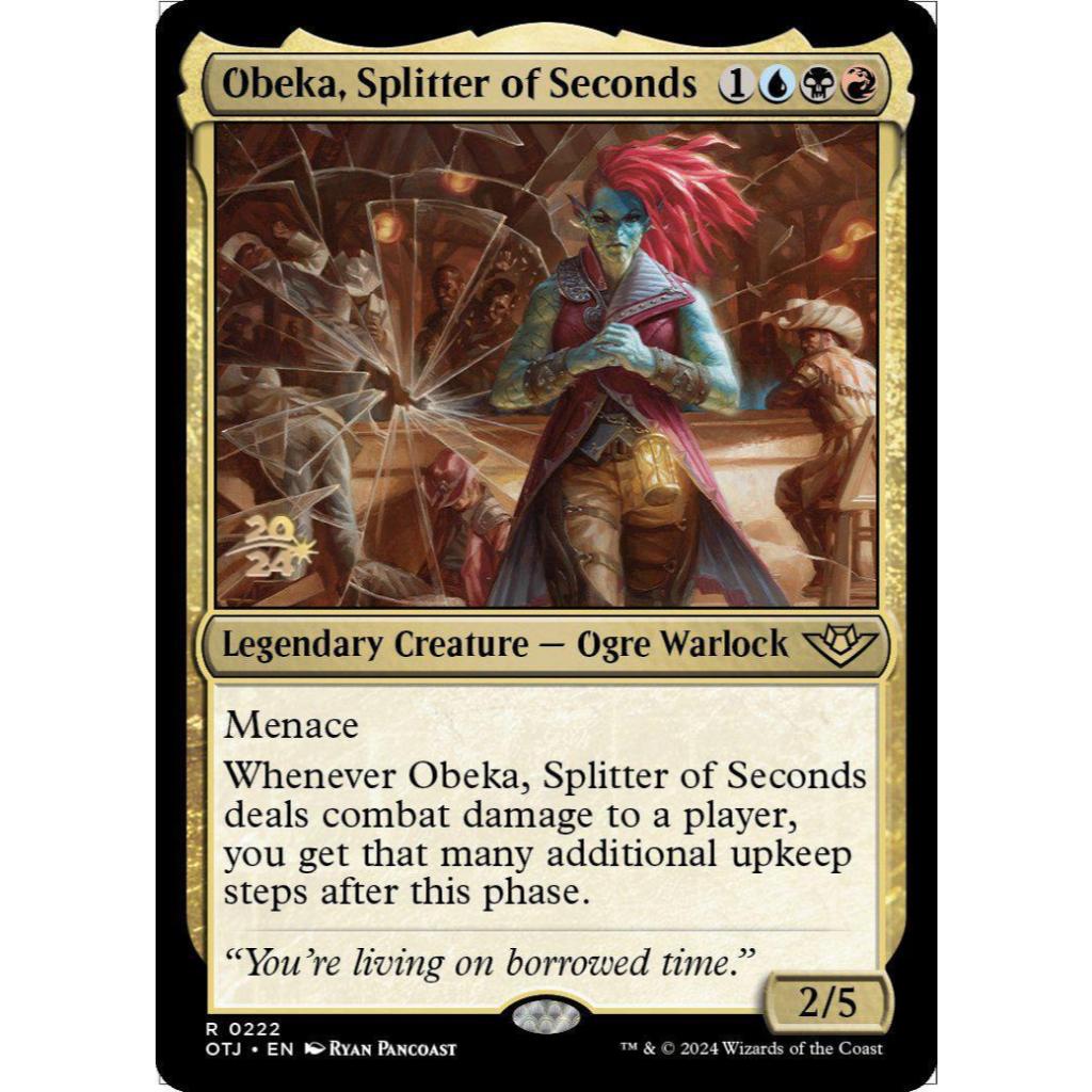 MTG Card: Obeka, Splitter of Seconds (OTJ) PR Foil | Shopee Philippines