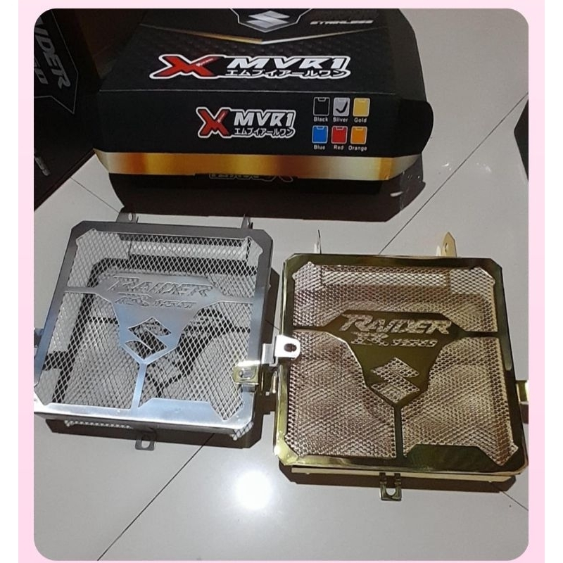 MVR1 STAINLESS RADIATOR COVER FOR RAIDER 150 FI | Shopee Philippines