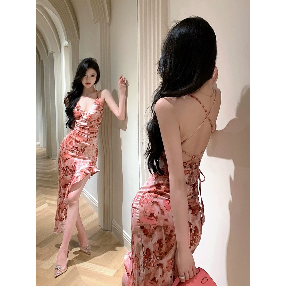 bodycon dress shopee Scoop Neck Sleeveless Bodycon Dress 22084 Red / Medium main image 1