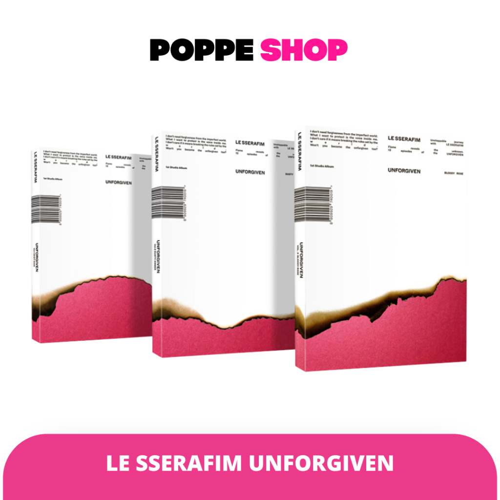 [ONHAND] LE SSERAFIM LESSERAFIM 1ST STUDIO ALBUM - UNFORGIVEN | Shopee ...