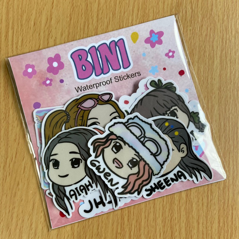 1 set 10pcs Waterproof Stickers | Bini Inspired | | Shopee Philippines