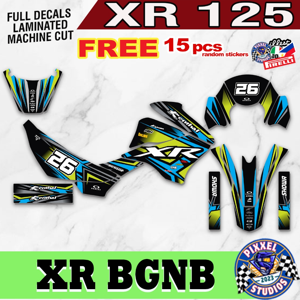 Honda XR 125L Full Decal Sticker Set | Shopee Philippines