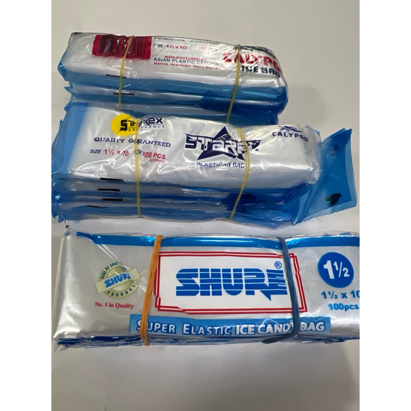 500piece 1 1/2x10 Ice Candy Plastic Shure/Calypso/Starex 5x100’s 1.5x10 ...