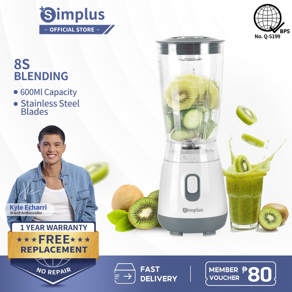 Simplus Blender Food Processor Juice Blender for Fruit and Vegetables ...