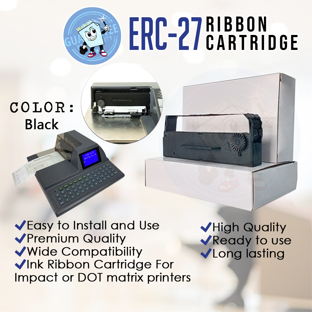 Ribbon Cartridge ERC 27 TM290 Ribbon black N908PE replacement Ribbon ...