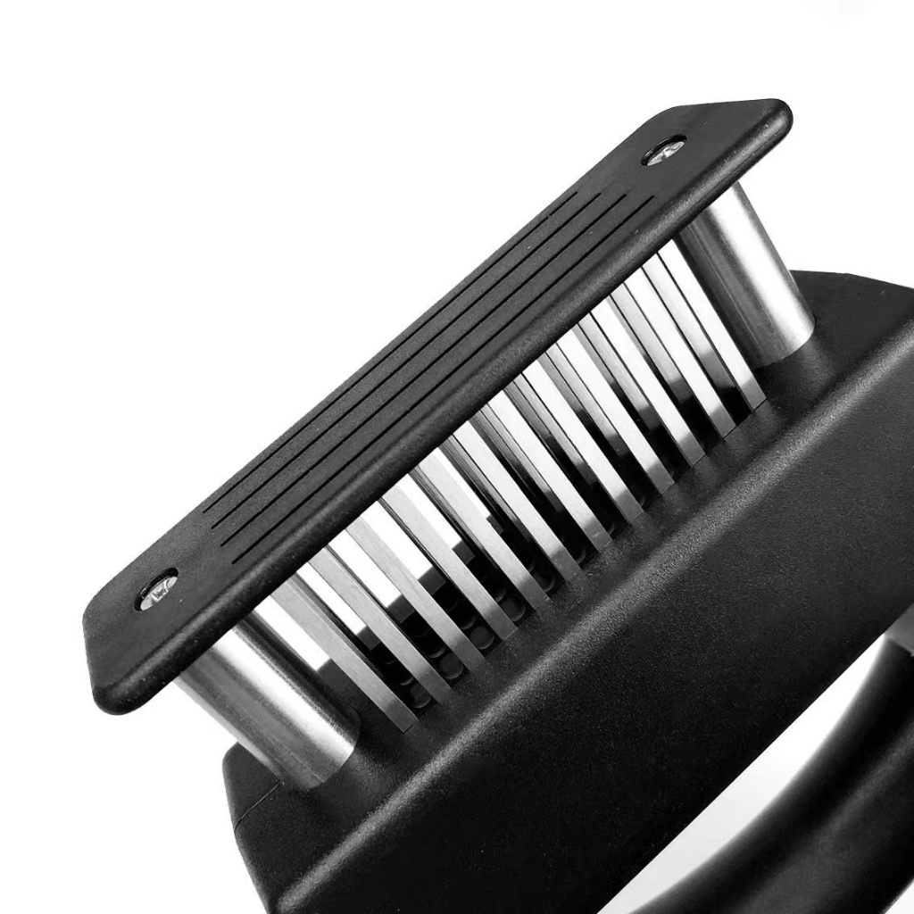 thumbnail image 2 of TECHTONGDA 48-Needle Meat Tenderizer – Stainless Steel Blade, White Compressor Style 2 of 5