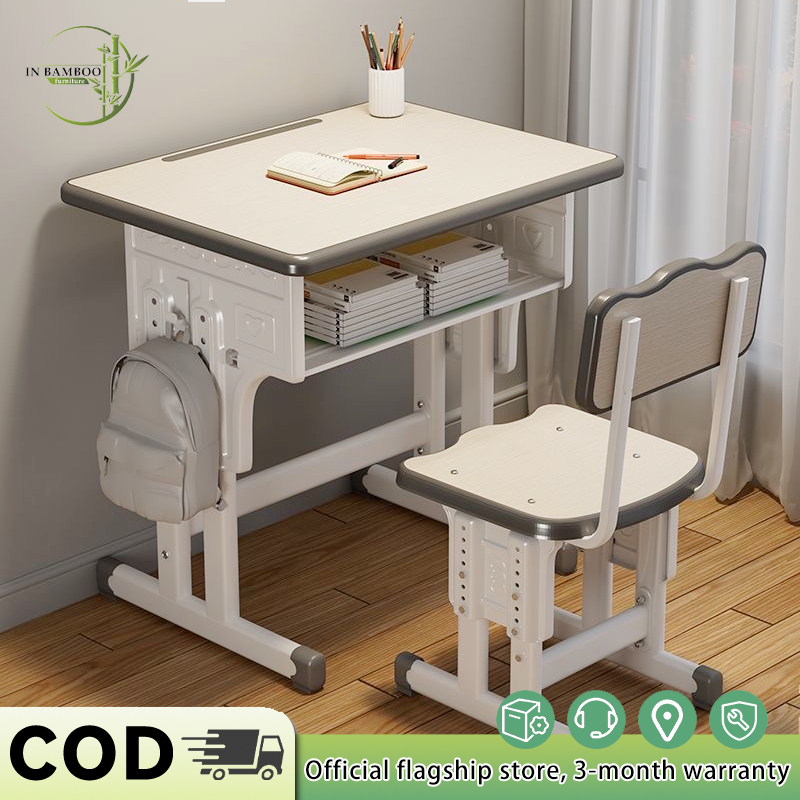 Children's desk study table can be raised and lowered for home simple ...