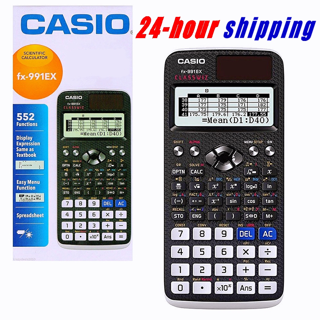 CASIO Fx 991EX Scientific Calculator Generation Contains Functions Edition Engineer Examinations Shopee Philippines