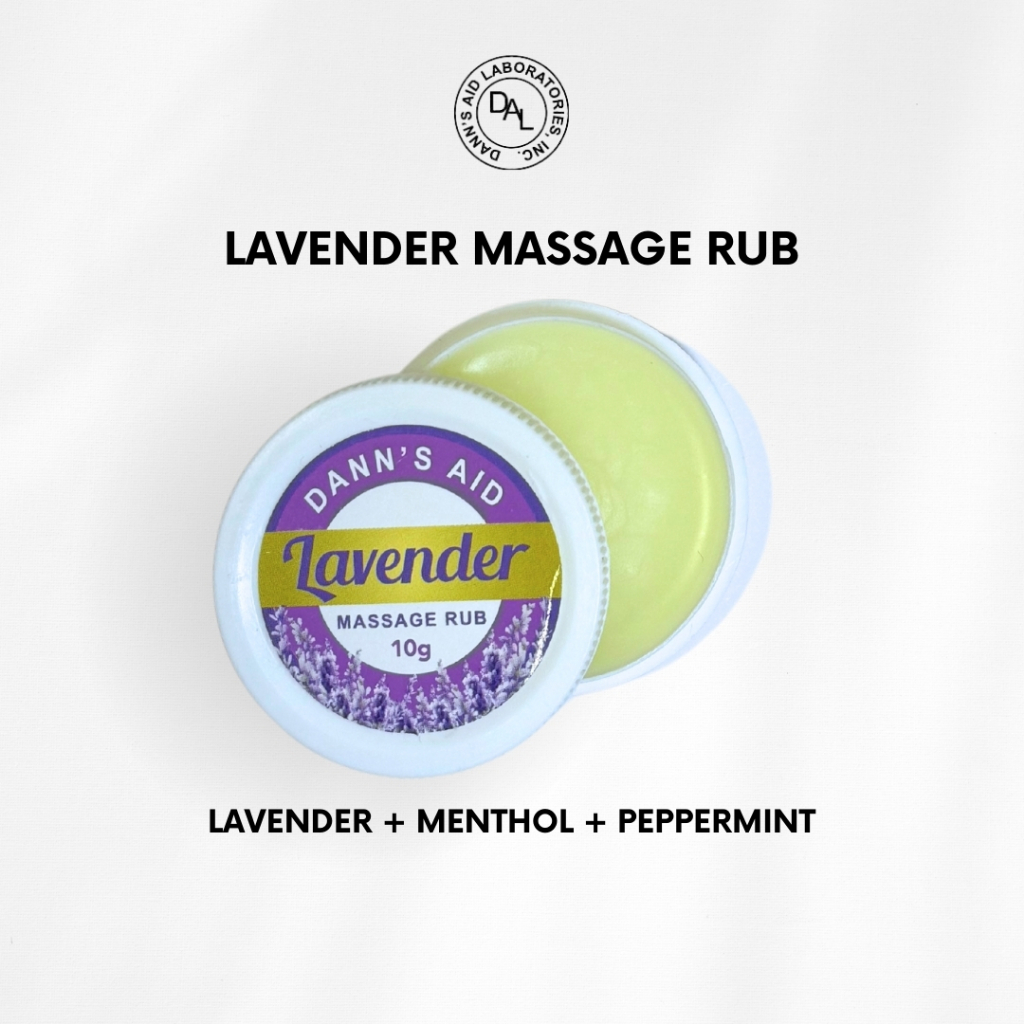 Dann's Aid Lavender Massage Rub for Soothing Wellness Rub 10g | Shopee ...