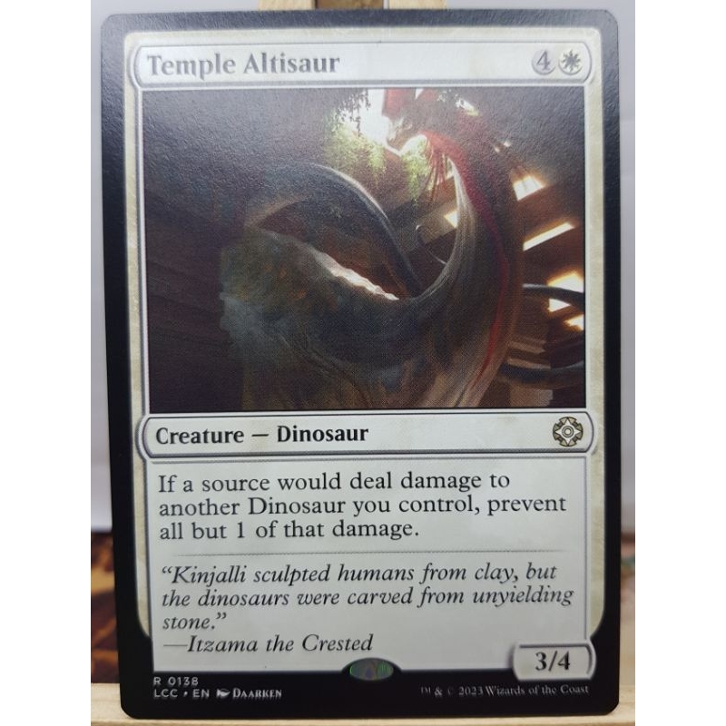 Temple Altisaur ( Lost Cavern of Ixalan Commander Decks ) Magic the ...