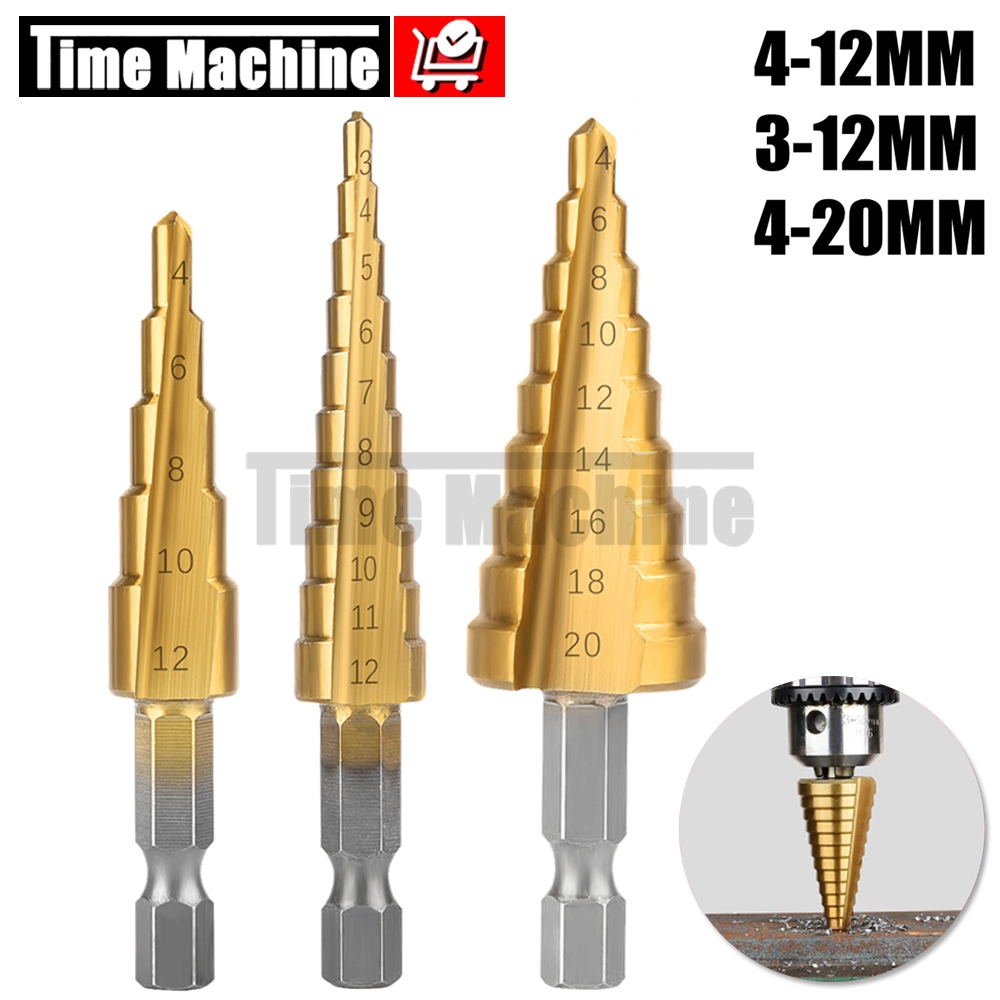 3-12 / 4-12 / 4-20MM Wood Metal Hole Cutter Core HSS High Speed Steel ...