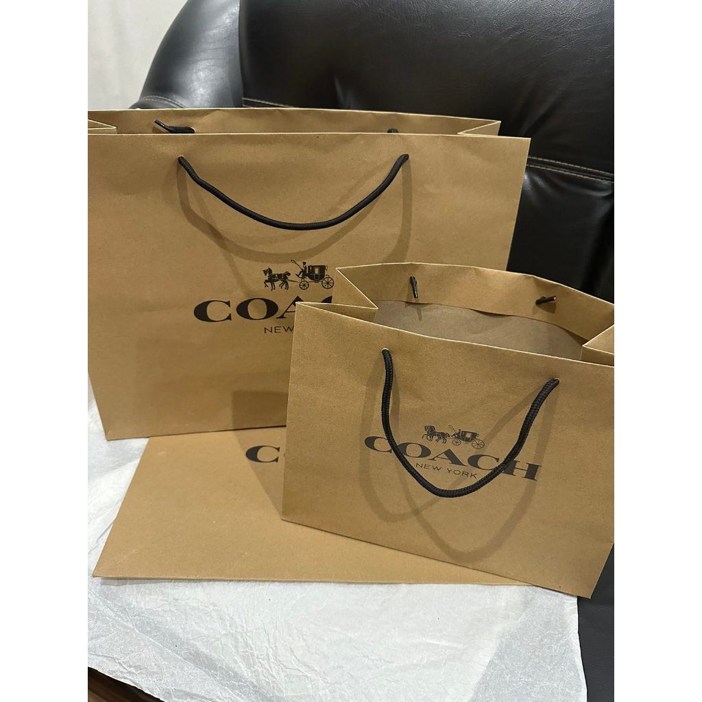 Bundle of 7 Coach Paper Bags (Cheap Quality) | Shopee Philippines