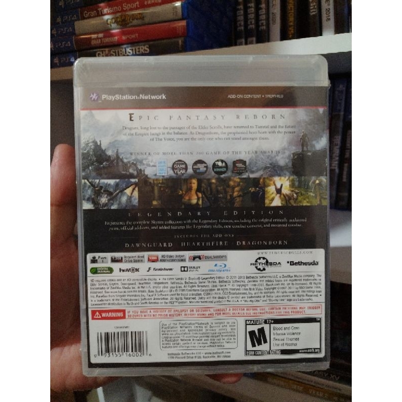 The Elder Scrolls V SKYRIM Legendary Edition with Plastic Seal PS3 Game ...