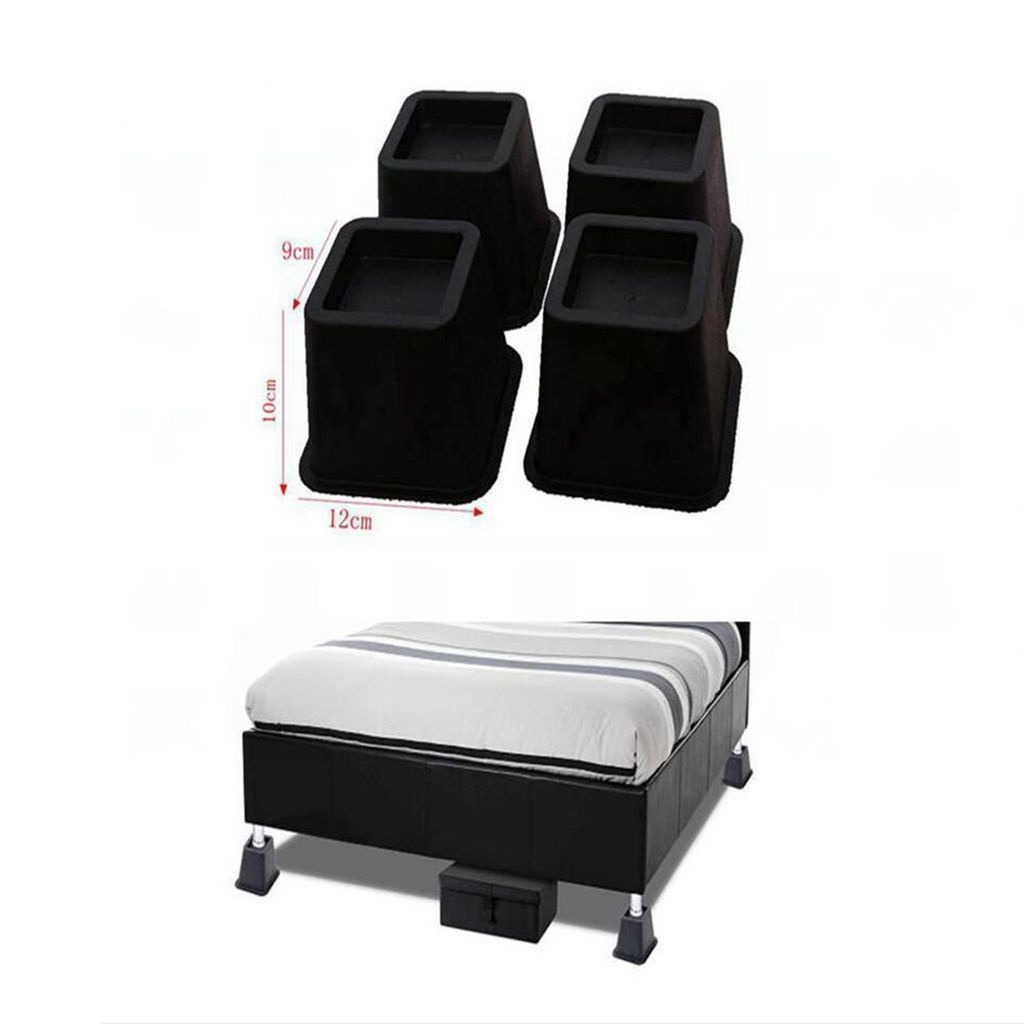 Heavy Duty Multi Height Bed Risers Bed Lifts 4pc | Shopee Philippines