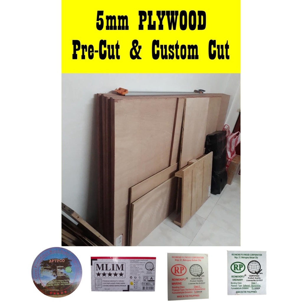 5mm PLYWOOD / 1/4 plywood CUSTOM CUT AND PRE CUT Shopee Philippines