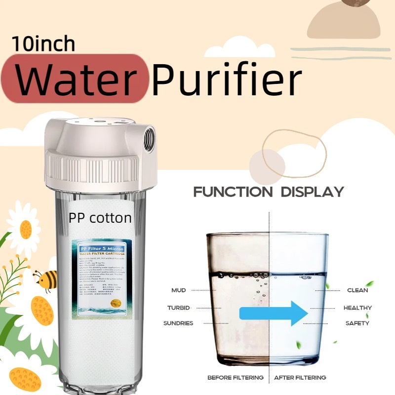 thumbnail image 2 of Aquafilter Whole House Water Filter Set – 3-Stage Replacement For Sediment, Carbon & CTO, 10" 2 of 4