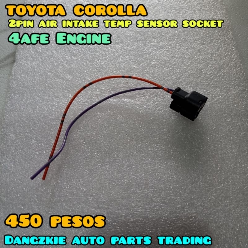 TOYOTA COROLLA 2PIN AIR INTAKE TEMPERATURE SENSOR SOCKET FOR 4AFE ...