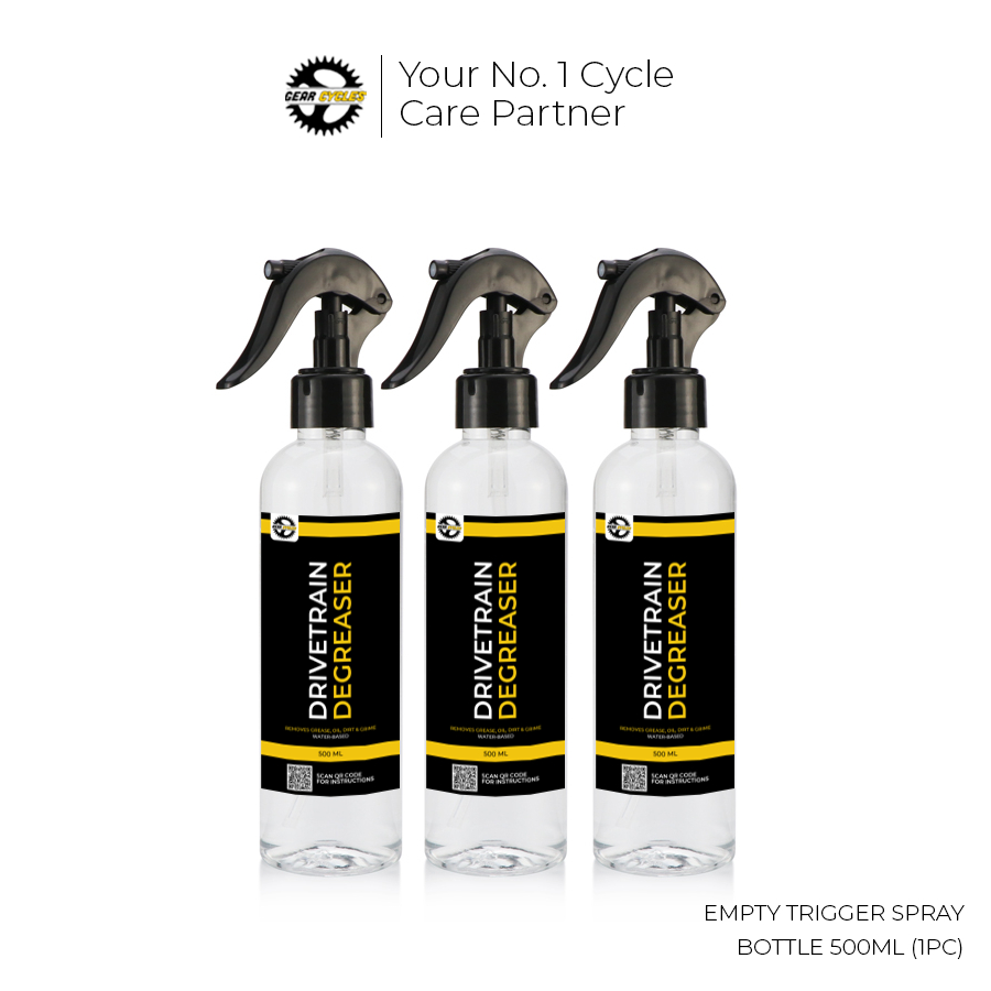 Gear Cycles Trigger Spray Bottle Mist 500ml Empty Clear Bottle Fine ...