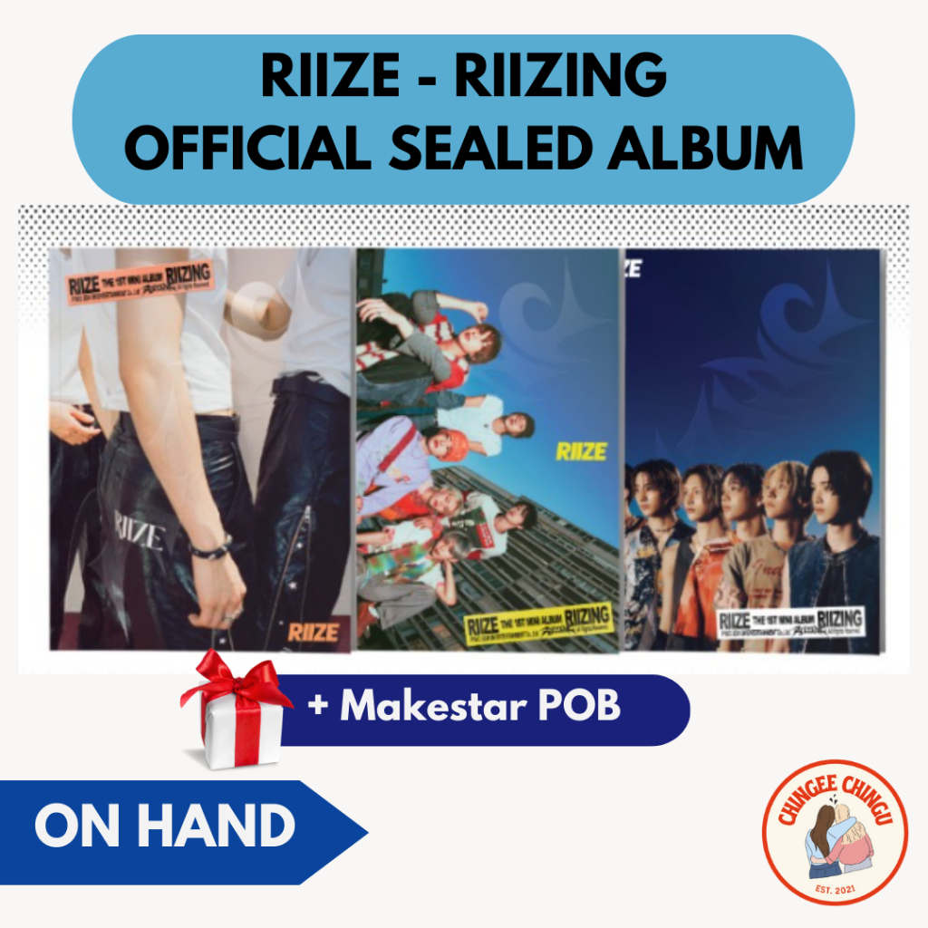 [ONHAND] RIIZE - RIIZING OFFICIAL SEALED ALBUM & MAKESTAR POB Boom Boom ...