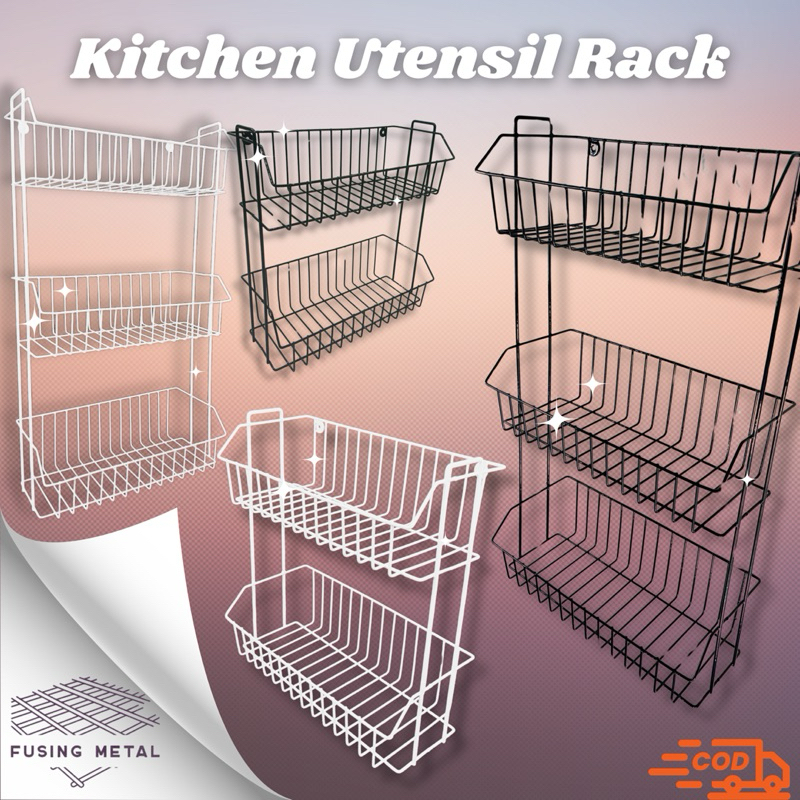 KITCHEN UTENSIL RACK 3 AND 2 LAYER | Shopee Philippines