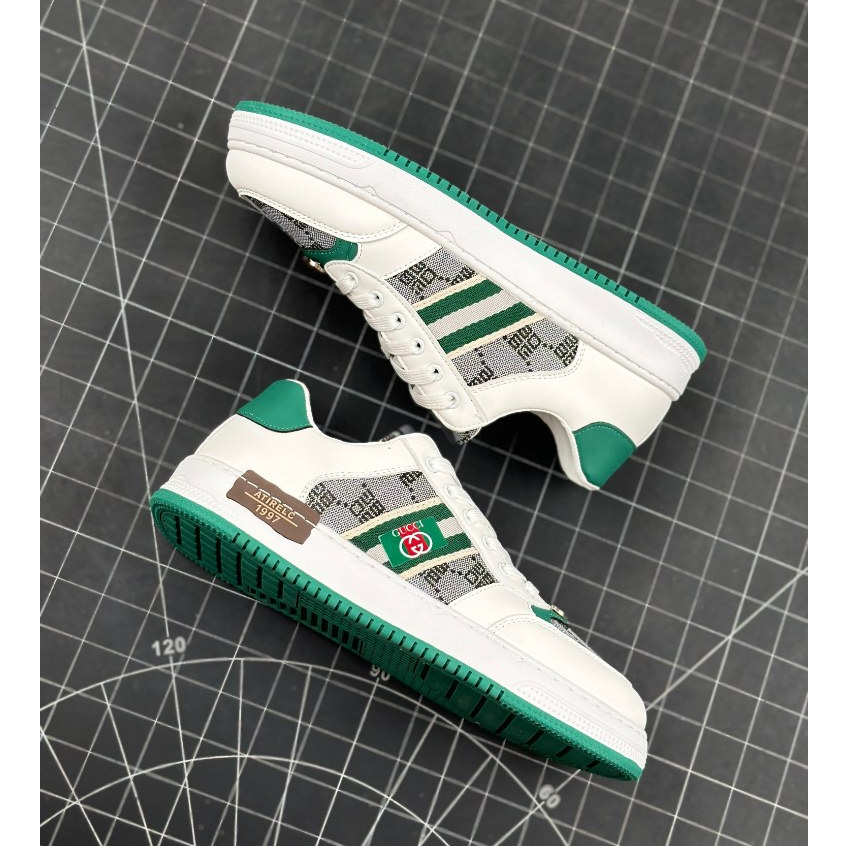 Gucci Screener GG Low Cut Skate Shoes Casual Breathable Sneakers for Men Women White Beige Shopee Philippines