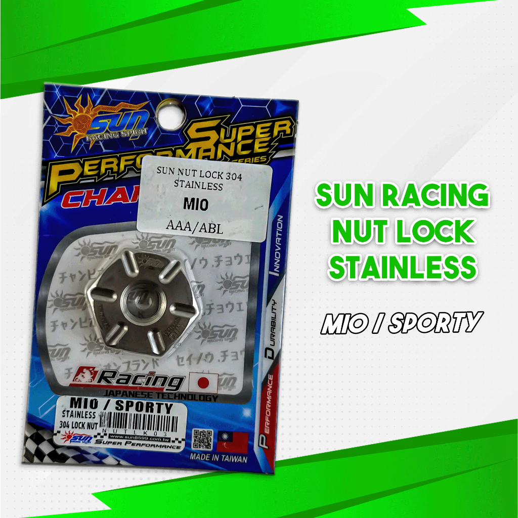 SUN RACING NUT LOCK STAINLESS | Shopee Philippines