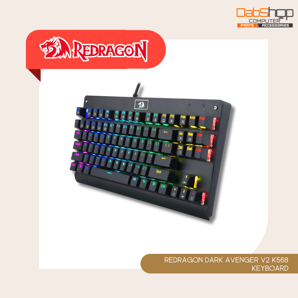 REDRAGON DARK AVENGER V2 K568 | Shopee Philippines