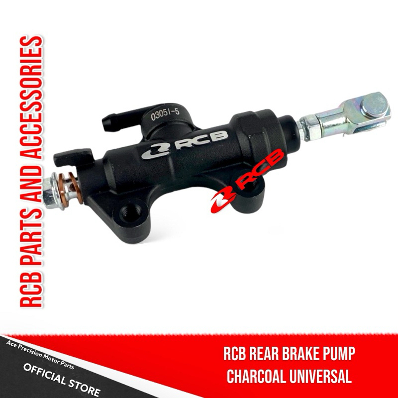 RCB Rear Brake Master Pump Charcoal E12 Rear 8mm bolt | Shopee Philippines