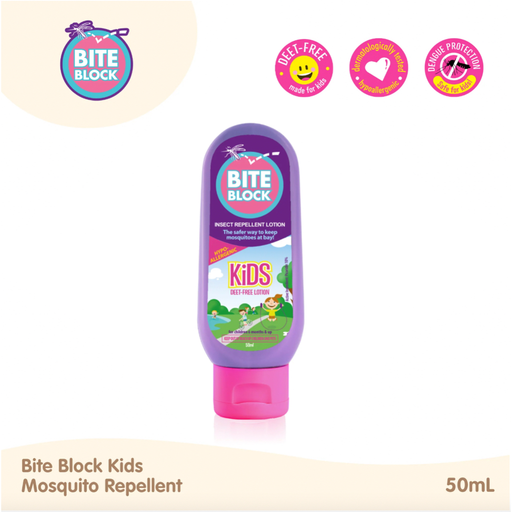 Bite Block Kids Insect Repellent Lotion . DEET-free, hypoallergenic ...