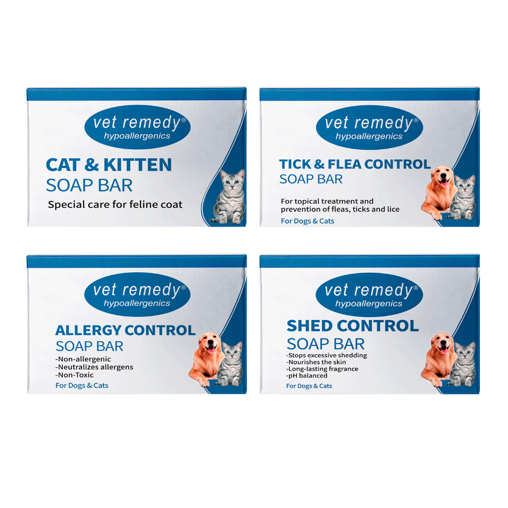 Picture Idea: Vet Remedy Soap Bar Allergy Shed Tick Flea Cat Kitten100G