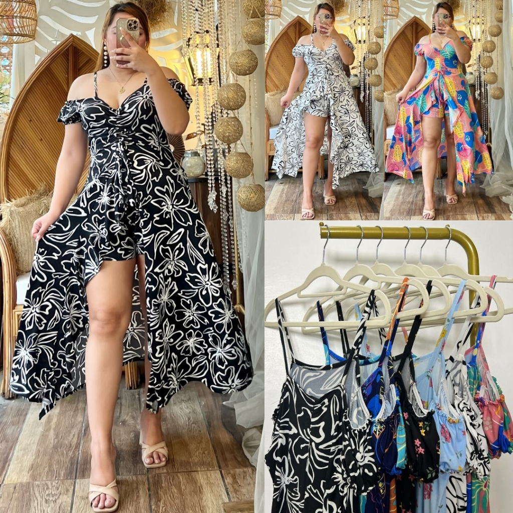 Maxi romper dress plus size hotsell