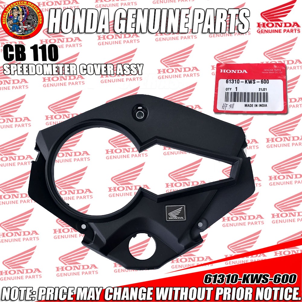 Cb 110 Cbf110 2014 Speedometer Cover Assy Hpi Genuine 61310 Kws 600 Shopee Philippines