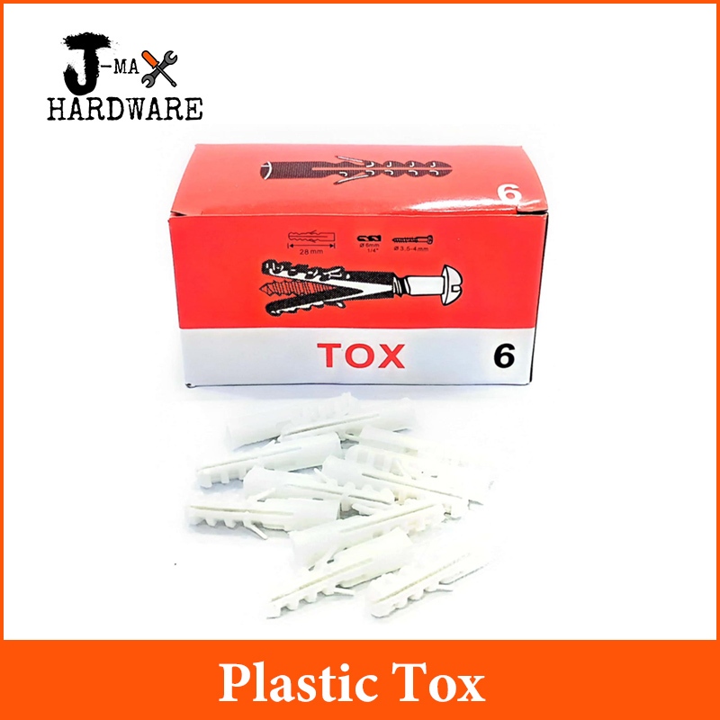 Plastic Tox Pin Per Pack Wall Plug for Concrete 4mm-10mm Plastic ...