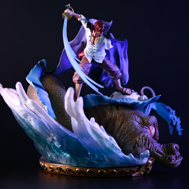 Little akiba anime one piece shanks figure model toy with box | Shopee ...
