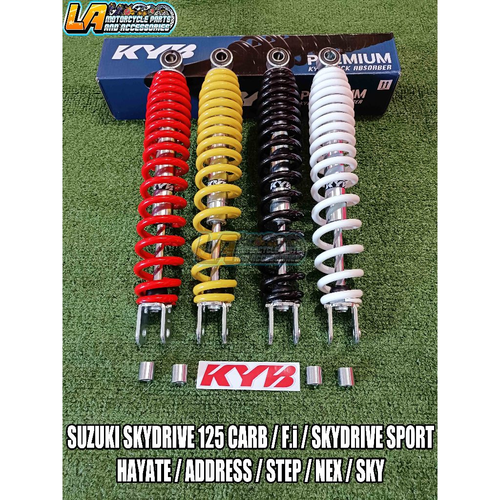 KYB REAR SHOCK ABSORBER 320MM SUZUKI SKYDRIVE 125 CARB/F.i / SKYDRIVE ...
