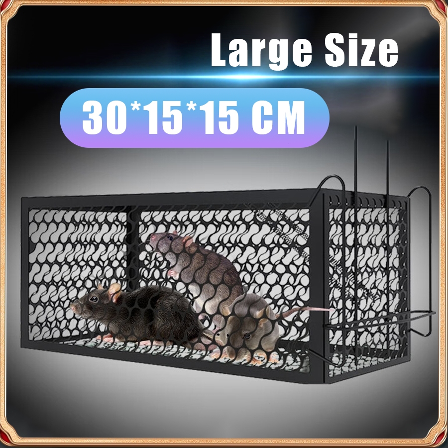 mouse trap for big rats Large rat trap 30*15*15cm Mouse Cage Trap Live ...