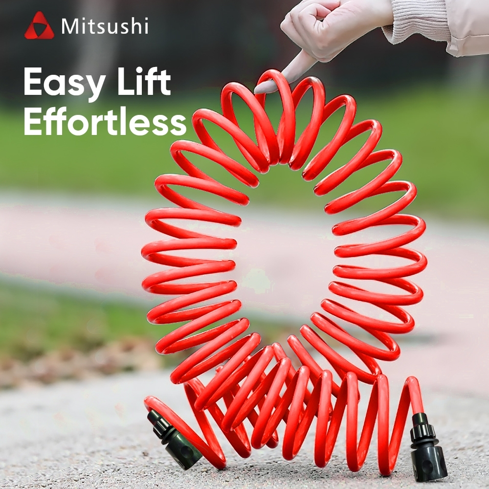 Mitsushi 7.5/15/20M Garden Telescopic Spring Hose High Pressure ...