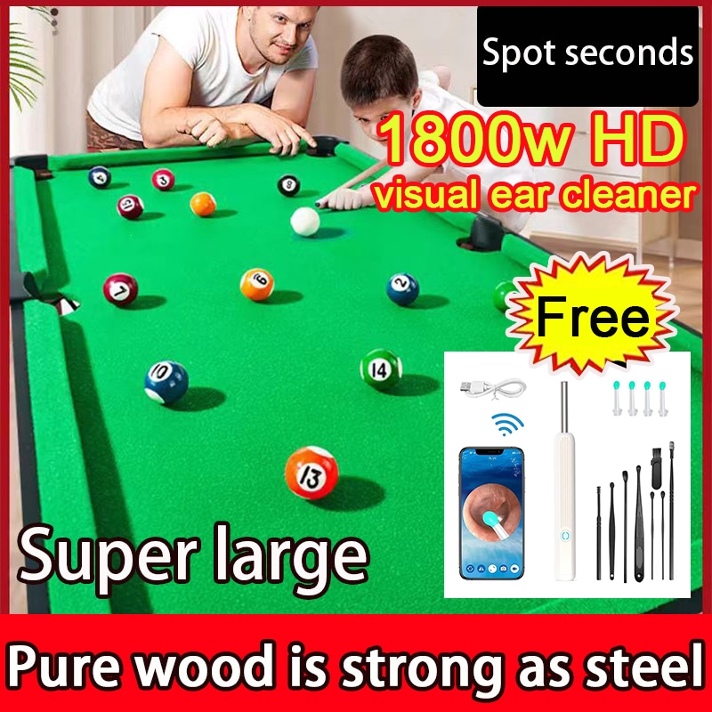 【Free gift】69cm/92cm Mini billiard Table for Kids wooden with tall feet ...