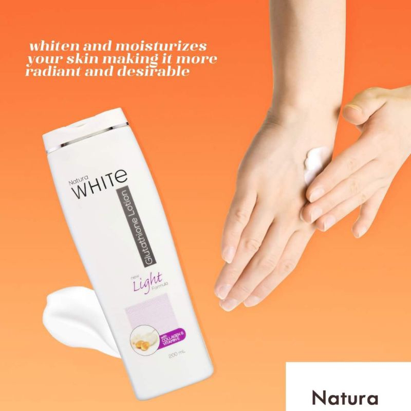 UNO NATURA WHITE GLUTATHIONE LOTION SPF20 200ml (with Collagen and Vitamin  E)