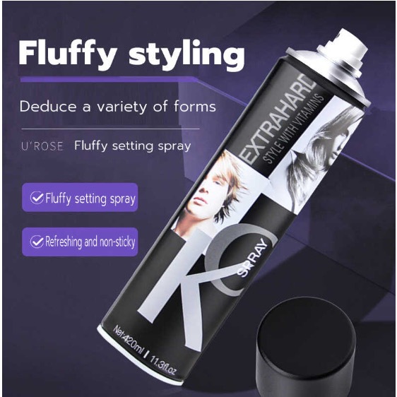 CK Hair Spray Hard Hold Spray Net 420ml | Shopee Philippines