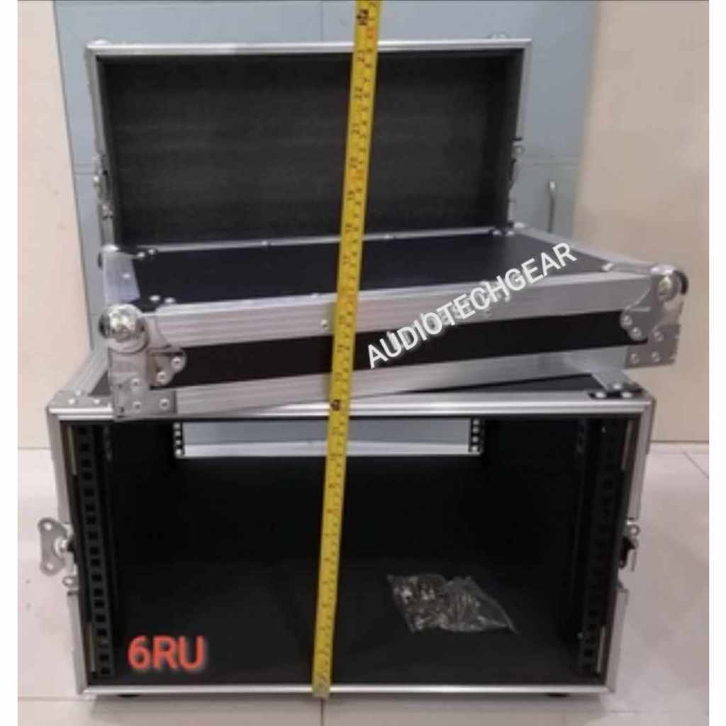 6RU Power Amplifier Audio Processor PROCASE 6U Flight Case Rack ...