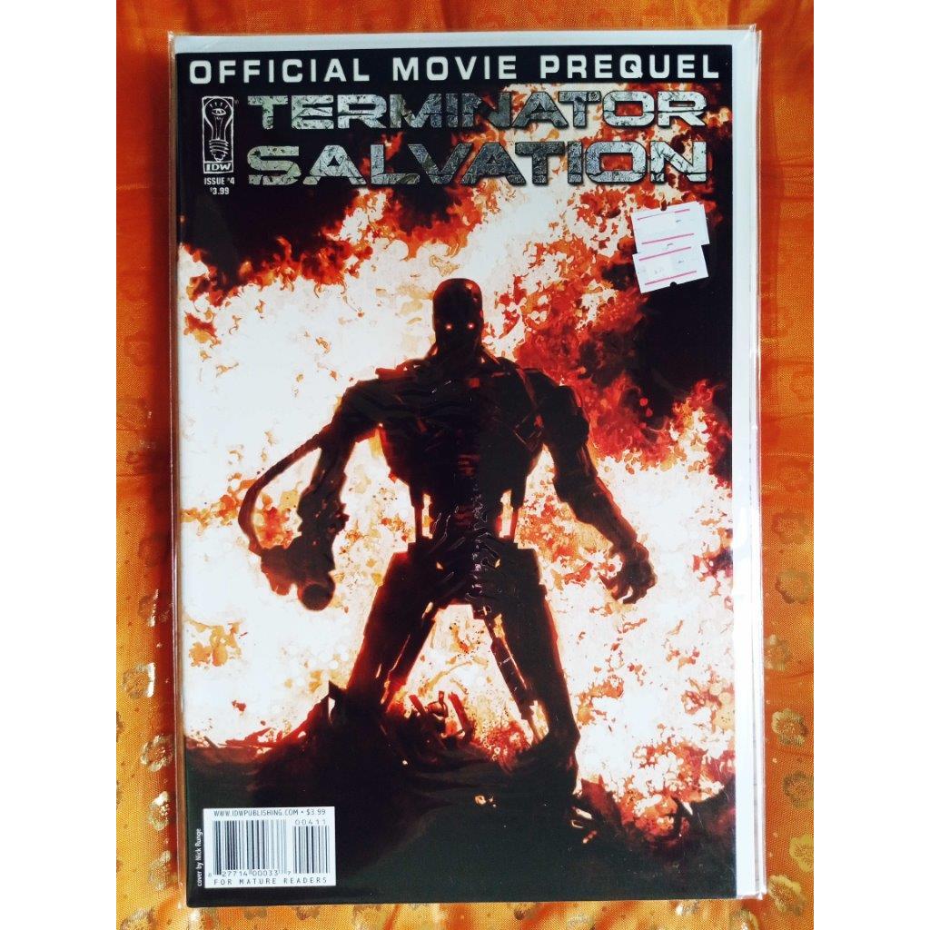 Terminator Salvation Movie Prequel 4 A IDW Comic Book VF 2009 Final ...