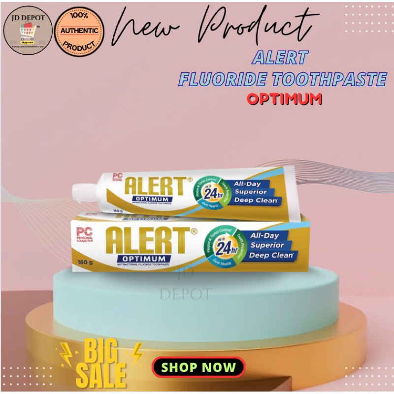 NEW ALERT OPTIMUM FLUORIDE 24HRS TOOTHPASTE | Shopee Philippines