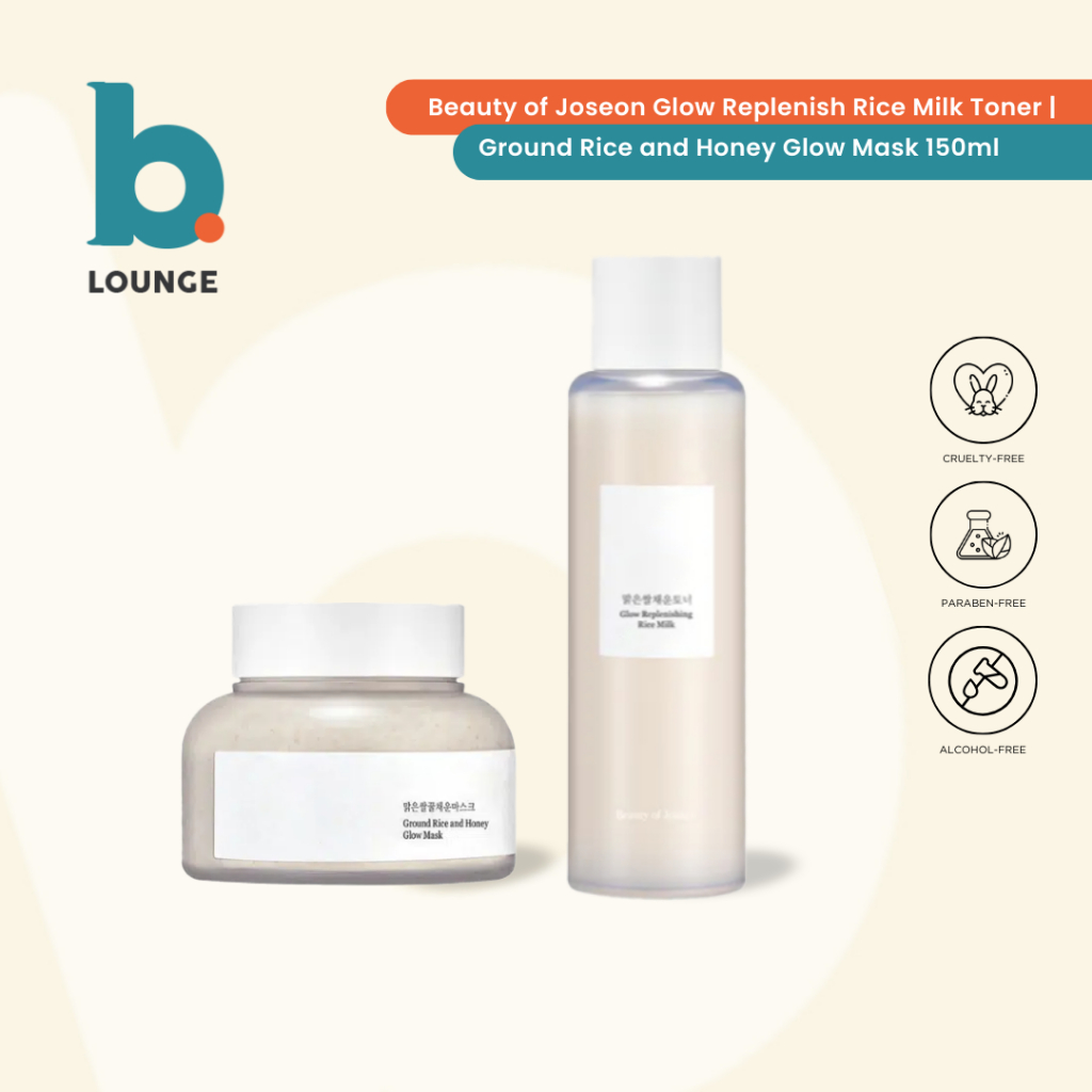Glow Replenish Rice Milk Toner | Ground Rice and Honey Glow Mask 150ml ...
