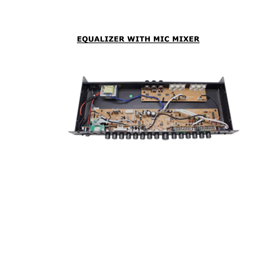 LX-9000 Audio Processor | Parametric EQ + Mic Mixer | USB/SD | Bass ...