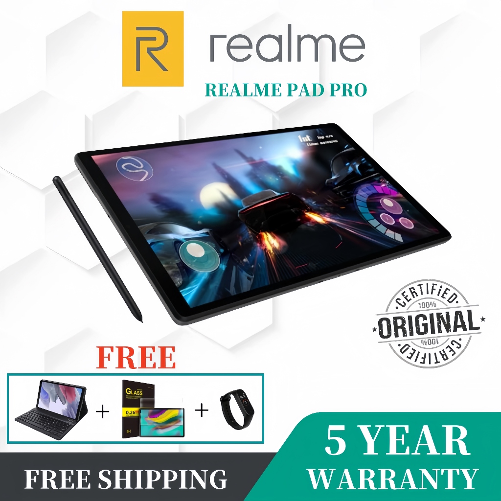 REALME Pad Pro Tablet 10.5 Inch 16GGB RAM+512GB ROM HD+ Display Ultra ...