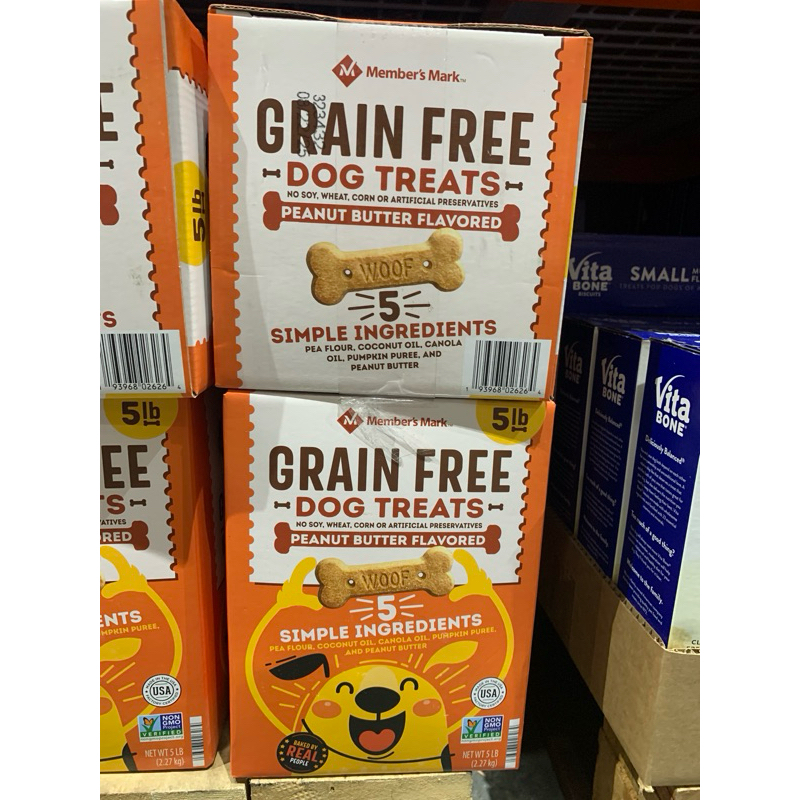 Members Mark Grain Free Dog Treats Peanut Butter 5lb Shopee Philippines