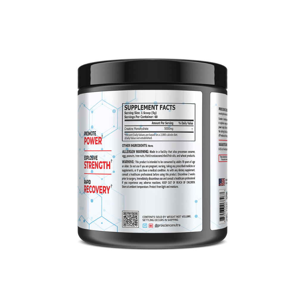 Proscience Nutra - Creatine Monohydrate 60 Servings | Shopee Philippines
