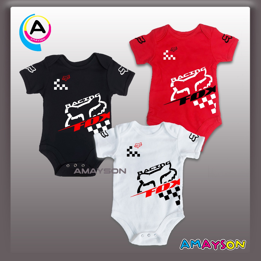 Amayson Car Racing 2 Theme Baby Onesie - Fox Perfect for your Little ...